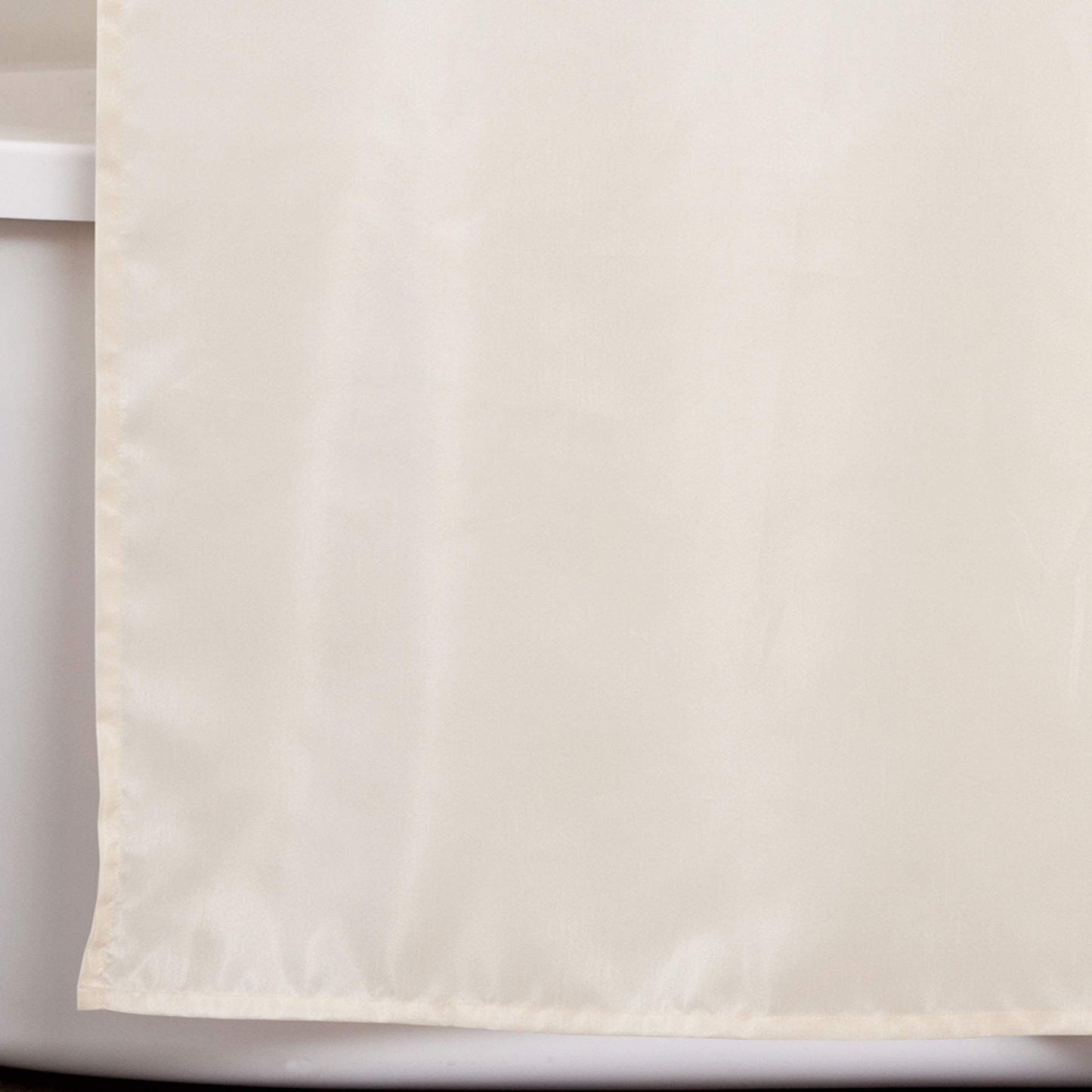 Lush Decor Flower Drops Shower Curtain Single 72" W x 72" L Ivory & Blue - Fabric Shower Curtains for Bathroom - Floral Bathroom Curtain -Bathroom…