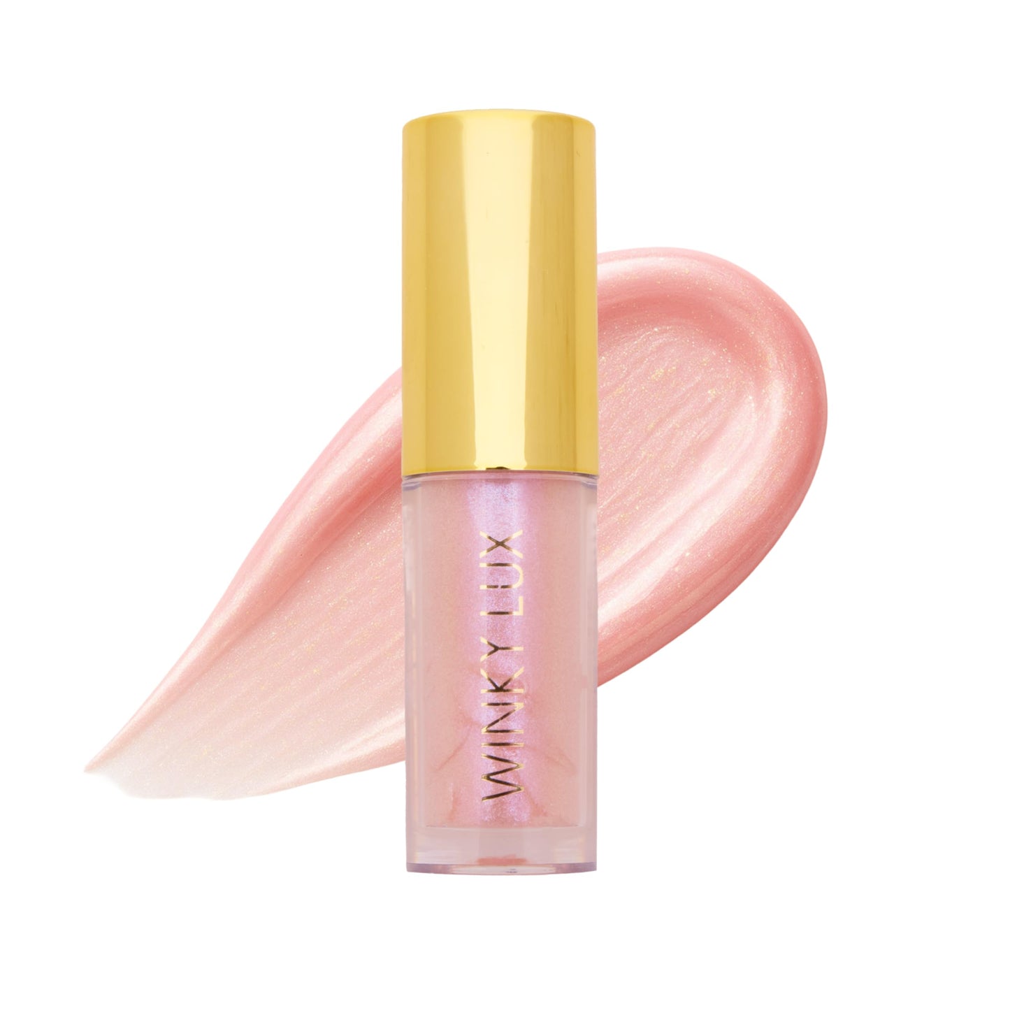 Winky Lux Birthday Cake Barely There Sheer Tinted Lip Oil - Hydrating, Shimmery Gloss, Non-Sticky, Long-Lasting Balm with Jojoba Oil & Vanilla Scent
