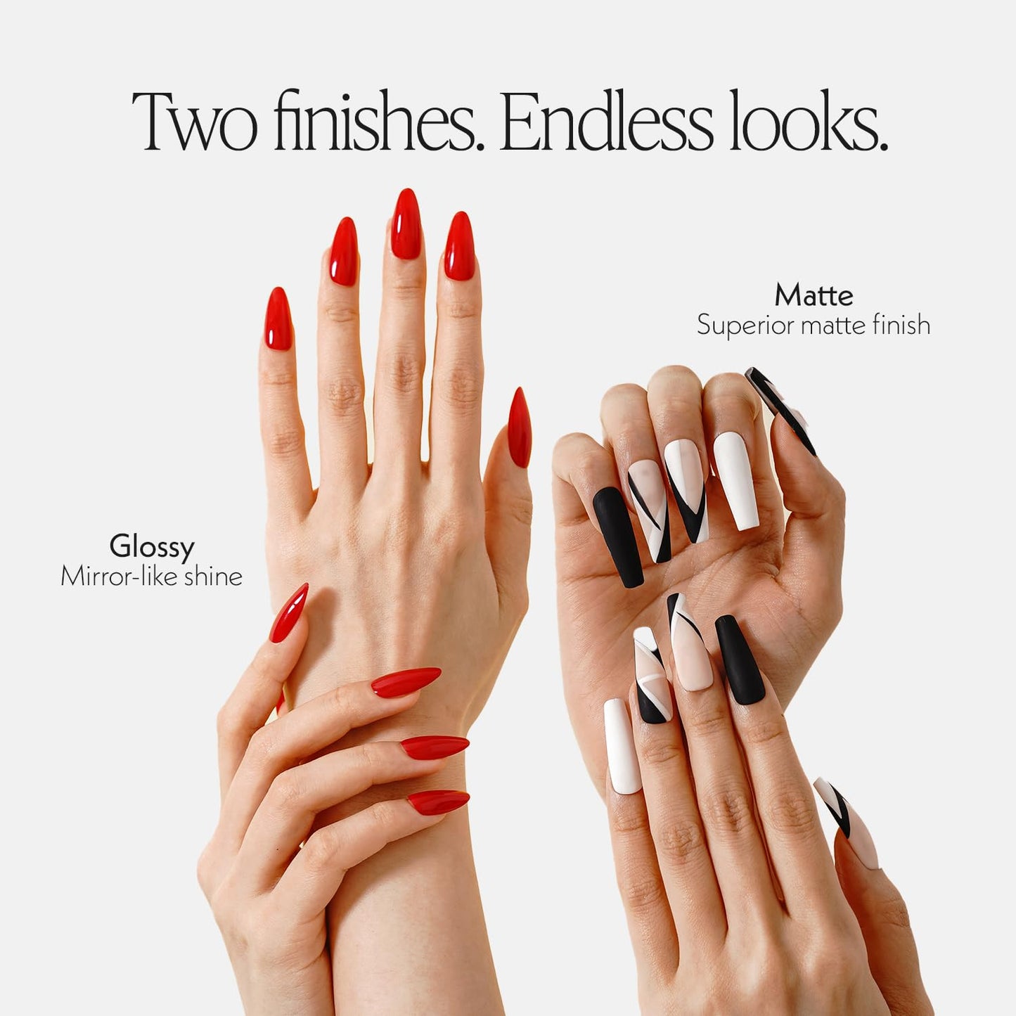 KUPA Gelfinity Base Coat & Glossy Top Coat Duo Set, No-Wipe, Long-Lasting Soak-Off Formula, Chip-Resistant, UV/LED Gel Polish, 0.5 Fl Oz (Pack of 2) Beauty & Personal Care KUPA