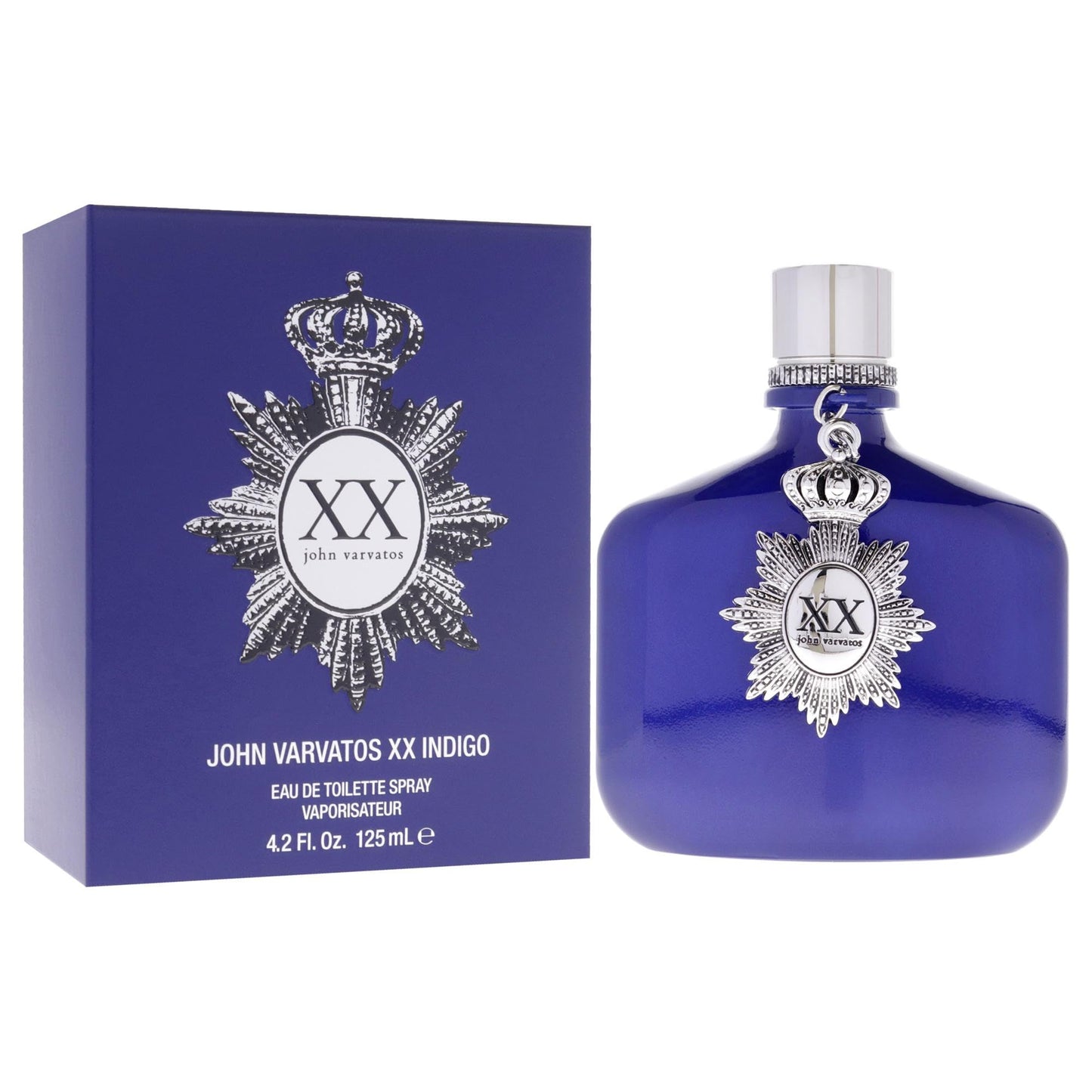 John Varvatos Men's Cologne, XX Indigo Eau de Toilette EDT Spray, 4.2 fl oz