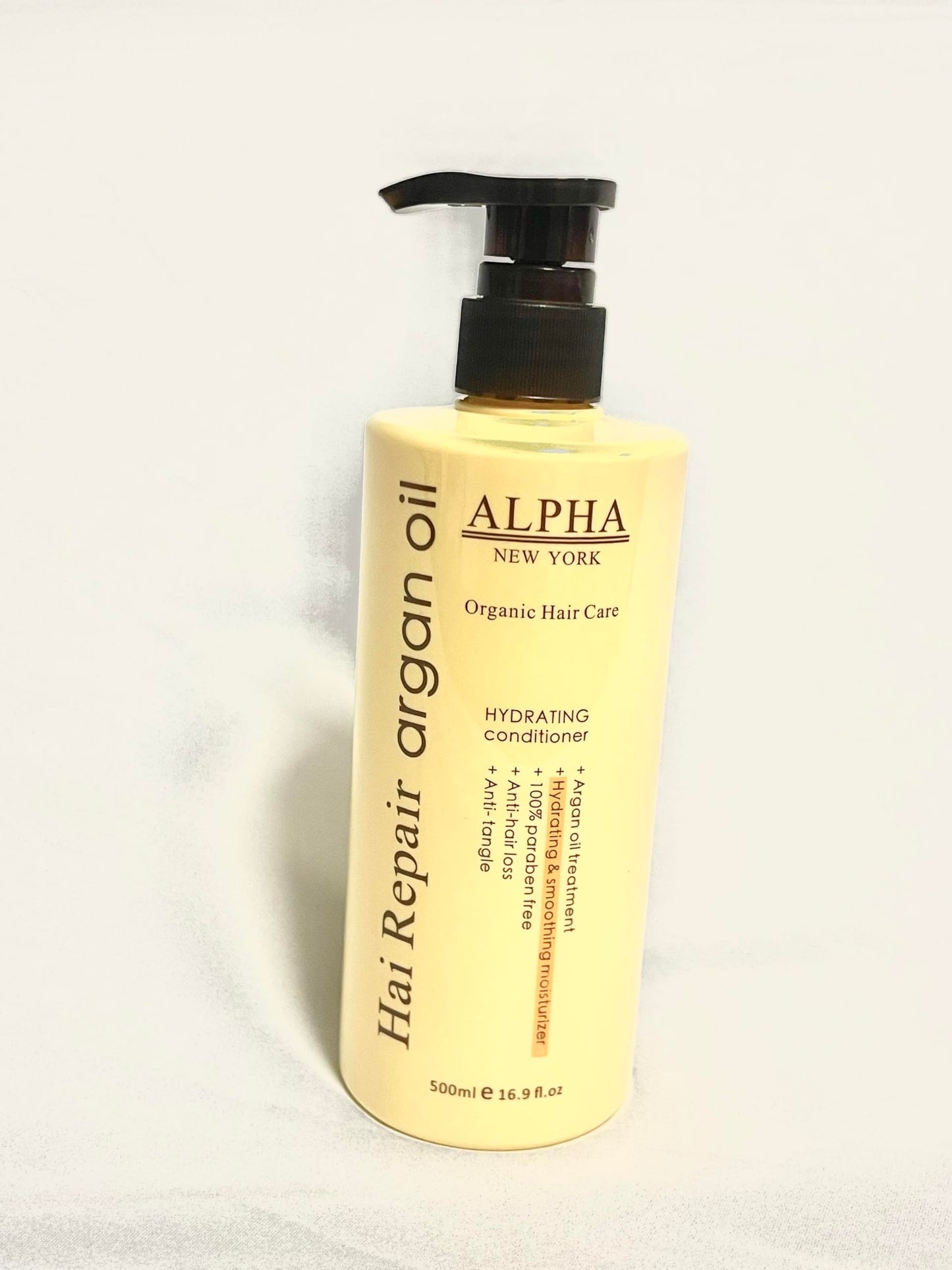 Alpha New York Moroccan Argan Oil Shampoo and Conditioner Set, 16.9 fl oz, Hydrating Hair Care