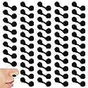 100 Pieces Nose Plugs Disposable, Nose Filters for Sunless Airbrush Spray Tanning, Nose Plug for Allergies and Dust, Spray Tan Nose Filter Sponge