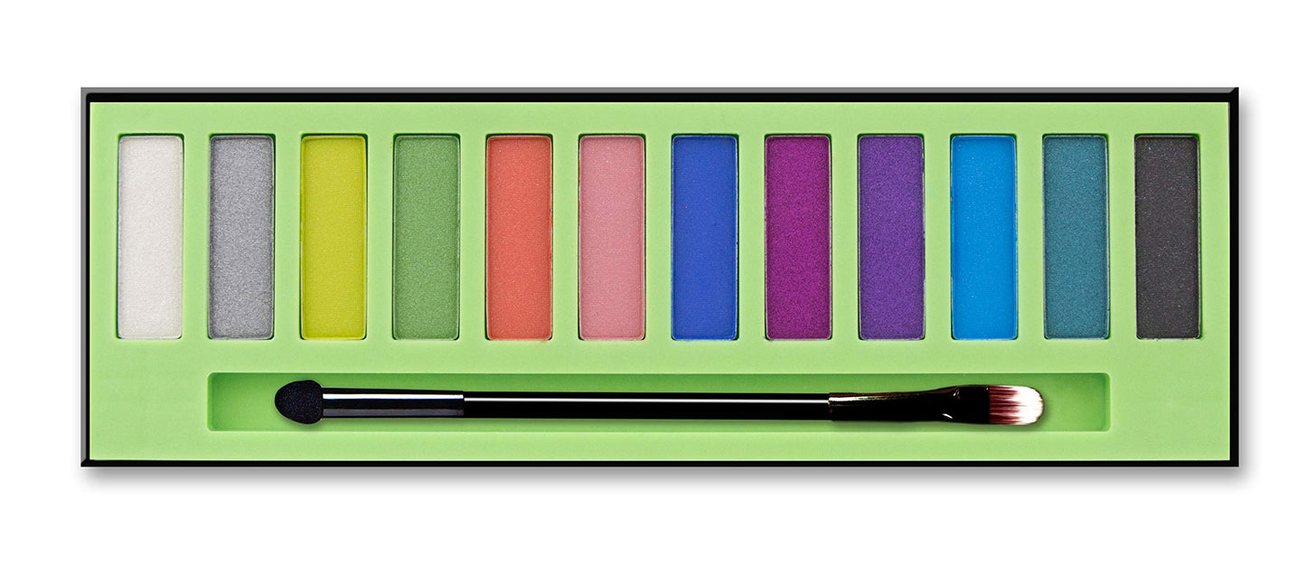 L.A. Girl Beauty Brick Eyeshadow Collection, Neon GES334A