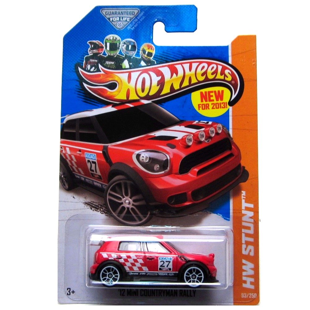 2013 Hot Wheels International F Case 12 Mini Countryman Rally Red 93/250
