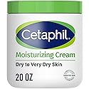 Cetaphil Face & Body Moisturizer, Hydrating Moisturizing Cream for Dry to Very Dry, Sensitive Skin, NEW 20 oz, Fragrance Free, Non-Comedogenic