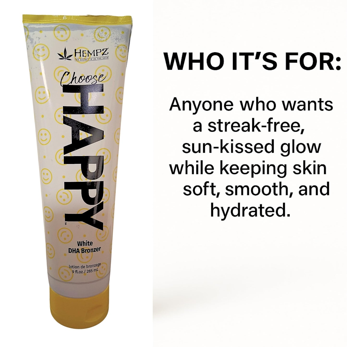 Hempz Choose Happy White DHA Bronzer 9oz