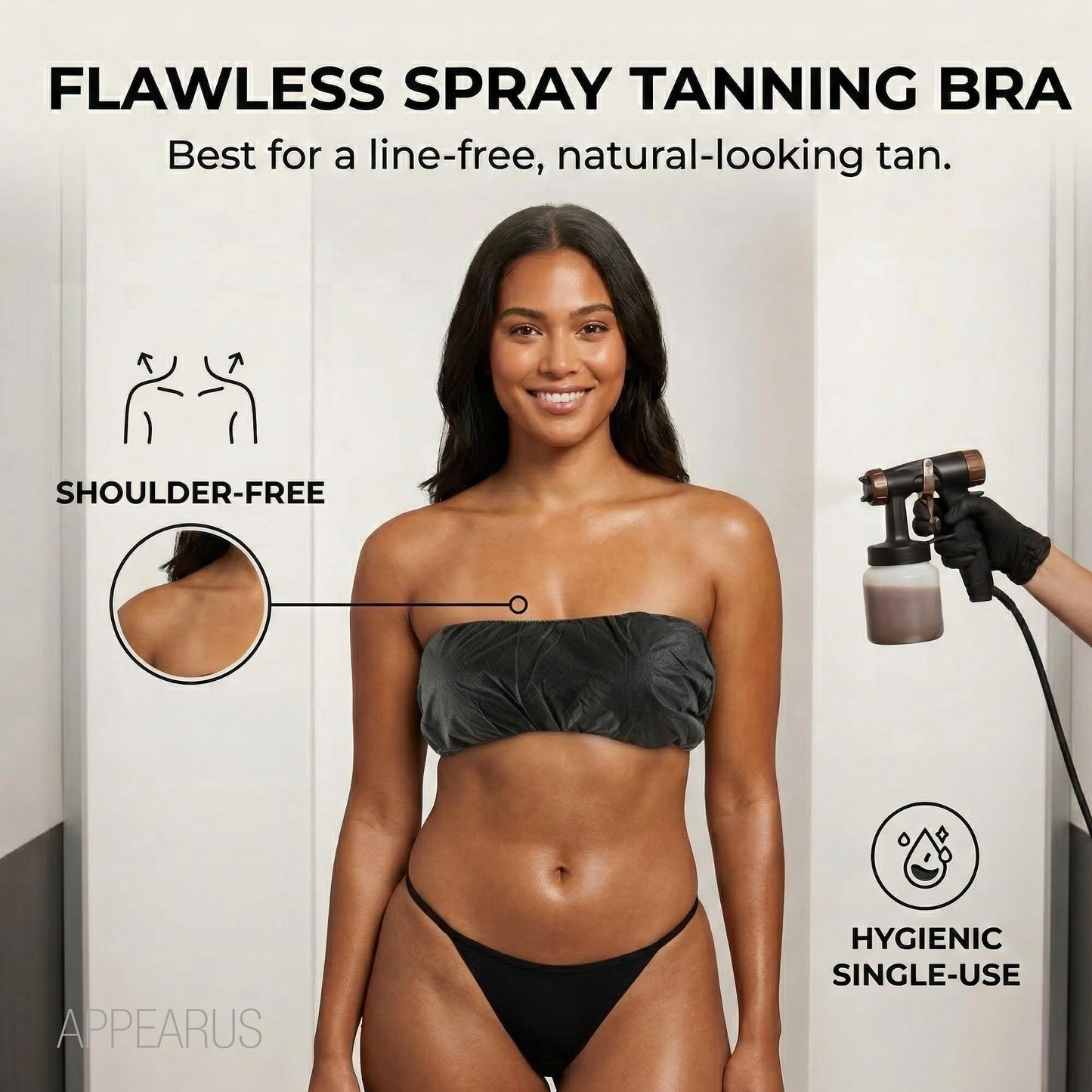 APPEARUS Disposable Bandeau Bra 50 Count Beauty and Personal Care APPEARUS