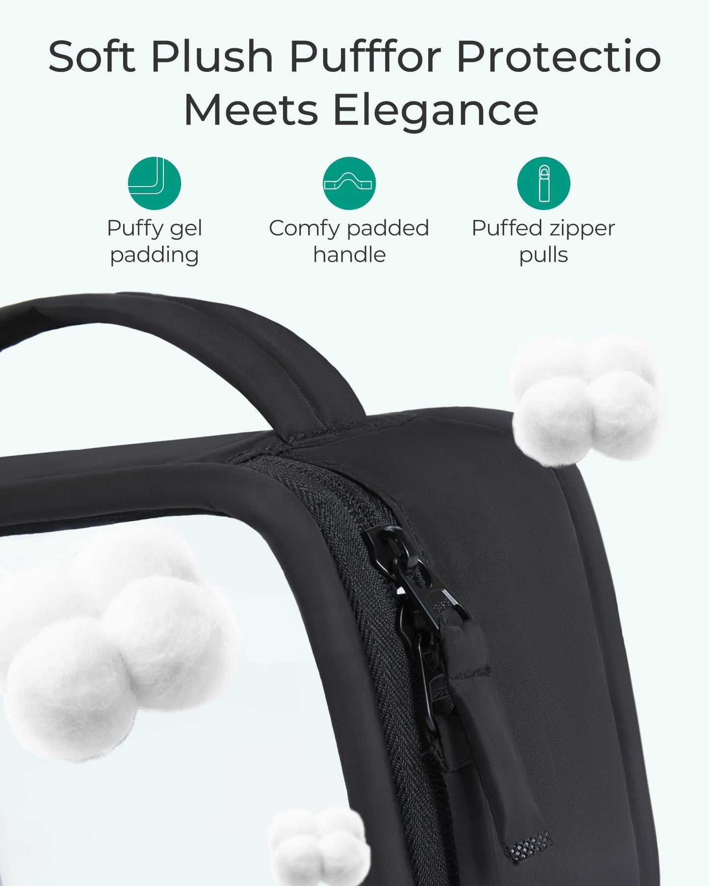 BAGSMART TSA-Approved Toiletry Bag, Large Opening Clear Makeup Bag with Handle, Quart Sized Travel Toiletry Bag, Carry-On Airline Compliant for Men Beauty and Personal Care BAGSMART