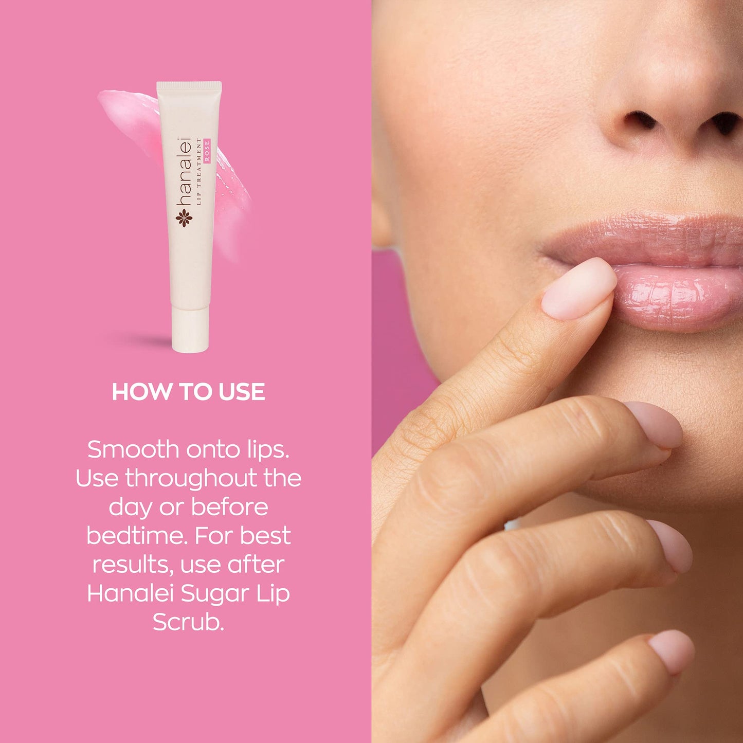 Hanalei Hydrating Lip Treatment Balm - Cruelty-Free, Paraben-Free Moisturizer for Severely Dry, Chapped Lips - Kukui Oil, Shea Butter & Grapeseed Oil