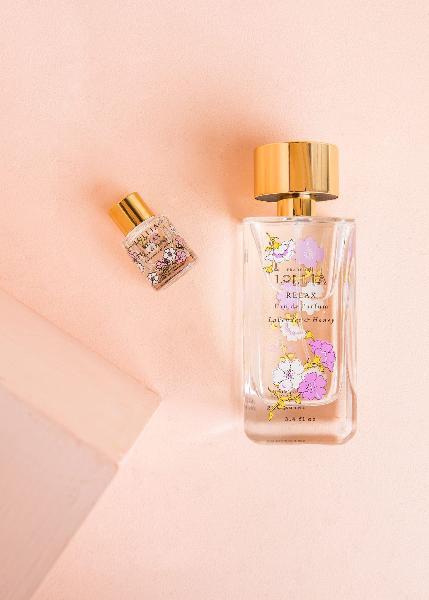 LOLLIA Relax Eau de Parfum Bundle | A Beautifully Captivating Perfume | Sophisticated, Modern Scent Featuring Blushing Fragrance Notes