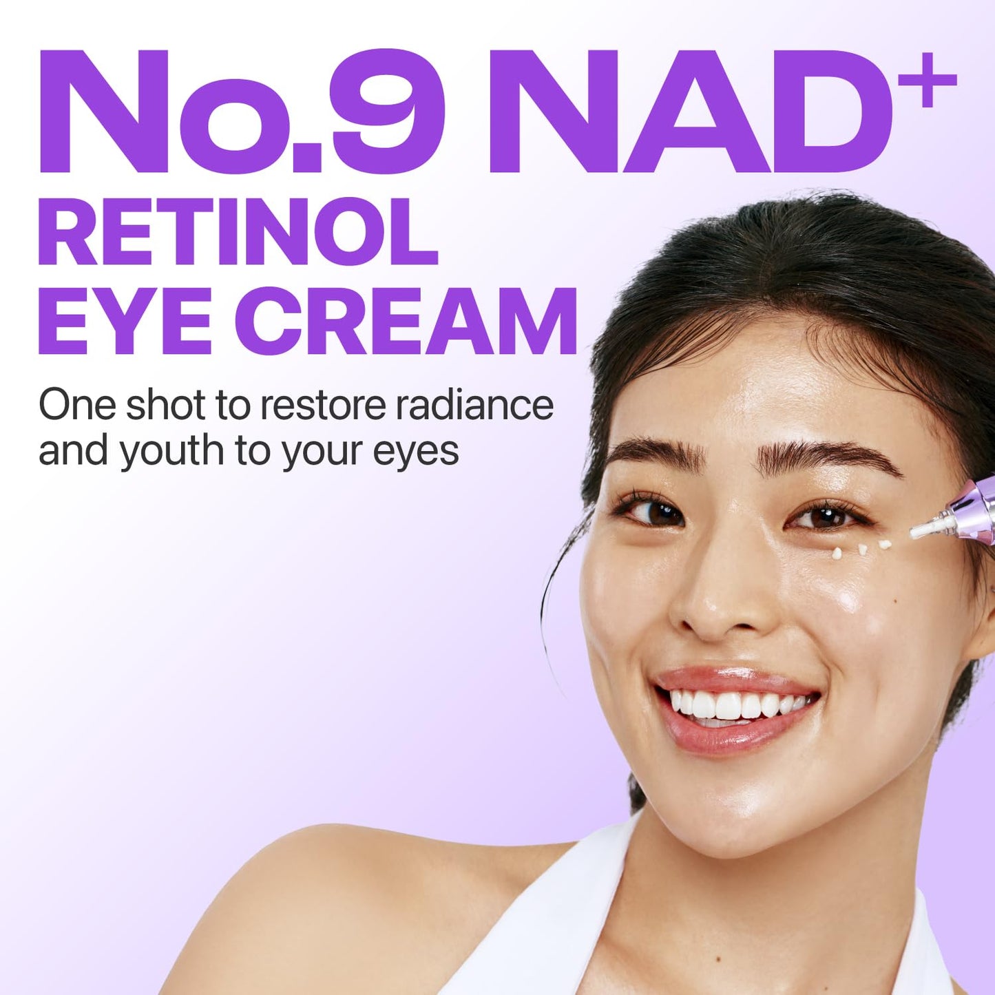numbuzin No.9 NAD+ Retinol Eye Cream for Dark Circles, Puffiness, Crow's Feet with 50 Peptides, 4% Niacinamide & Ceramide, Reduces Wrinkles & Fine Beauty and Personal Care numbuzin