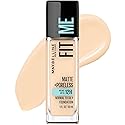 Maybelline New York Fit Me Matte Plus Poreless Foundation, Light Beige, 1 Fluid Ounce