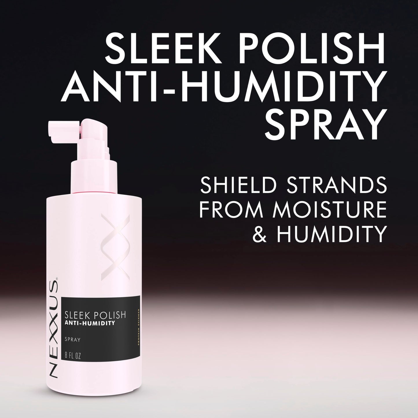 Nexxus Epic Shine Anti-Humidity Spray Heat Protection for Long Lasting, Weightless Shine, with StyleProtect Technology 8 oz