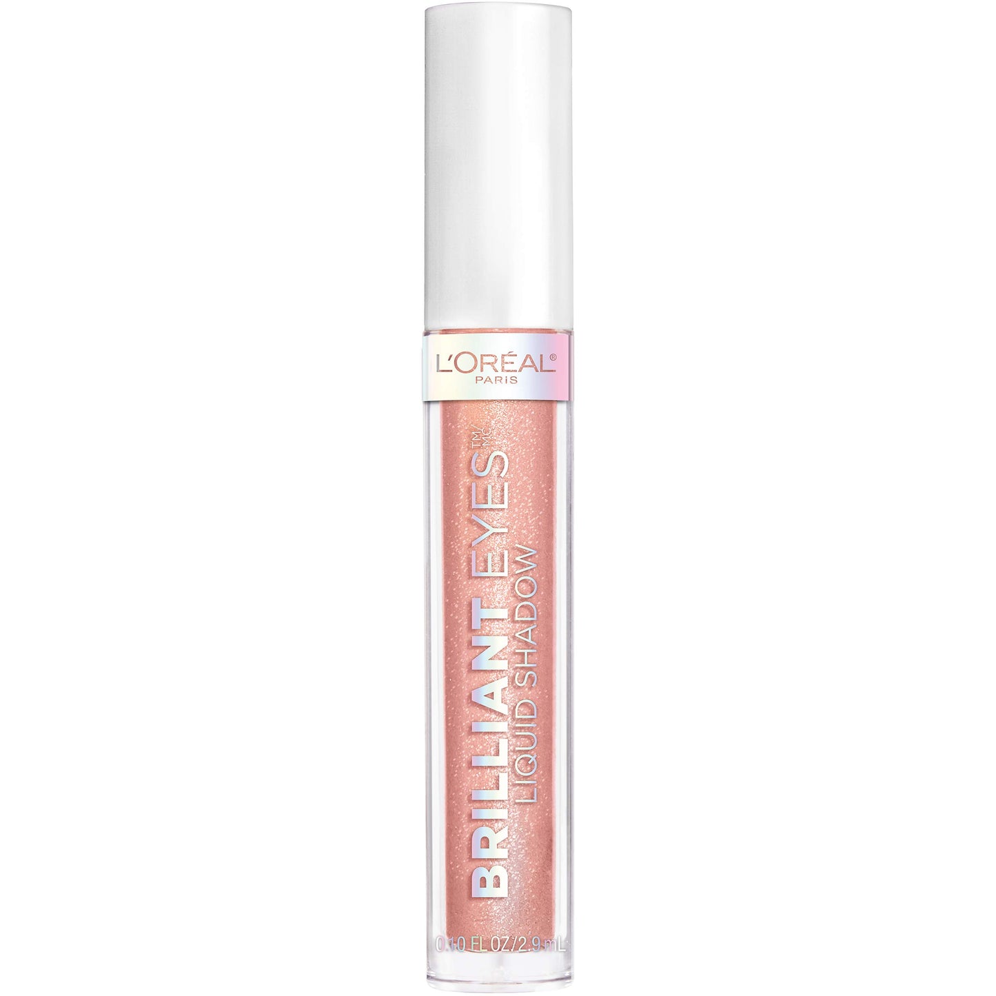 L'Oreal Paris Brilliant Eyes Shimmer Liquid Eye Shadow, Longwearing Lasting Shimmer, Crease Resistant, Flake-Proof, Precision Applicator, Quick Dry