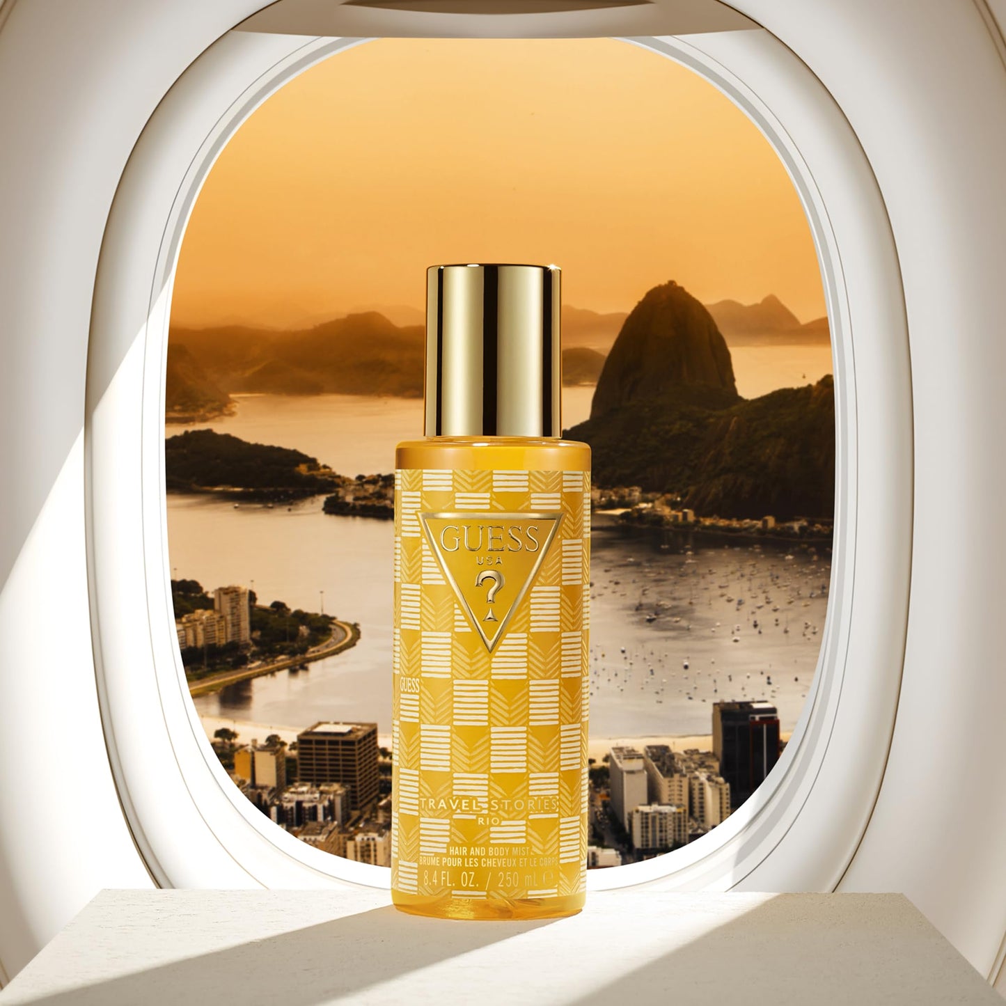 GUESS Travel Stories Rio Hair and Body Fragrance Mist for Women 8.4 Fl. Oz. - Vibrant, Joyful, and Radiant Fragrance Spray