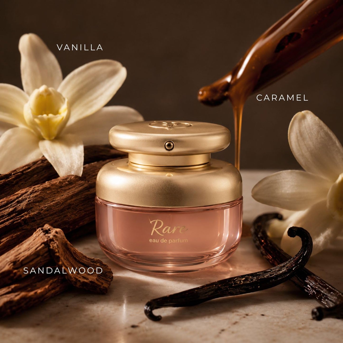 Rare Beauty Eau de Parfum - Warm Vanilla & Caramel Fragrance with Sandalwood and Ginger Notes, 1.69 oz / 50 mL