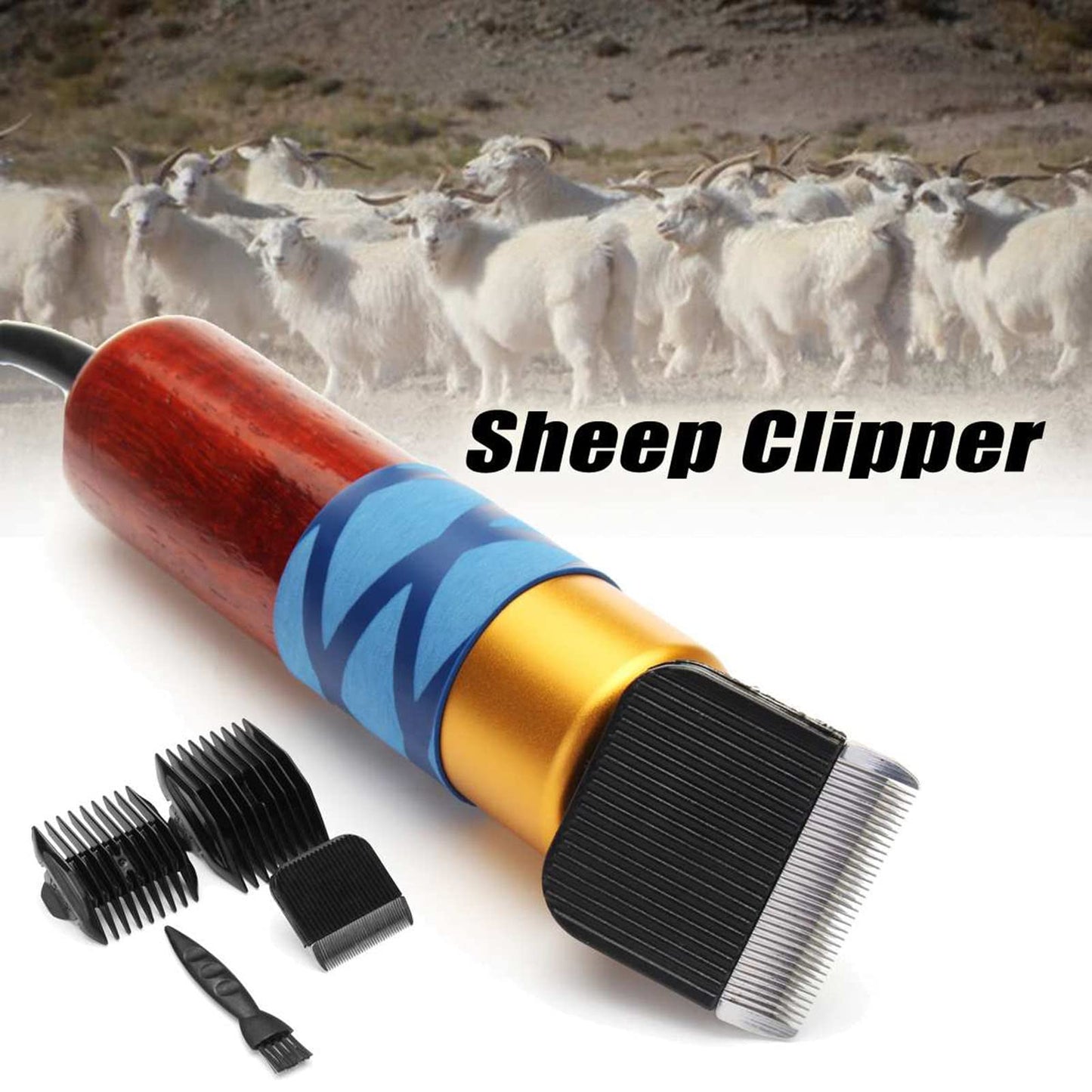 Electric Animal Grooming Clippers,6 Speeds Control Big and Heavy Clipping Machine for Sheep Goat Animal Hair Fur Shearing Beauty and Personal Care GagalU