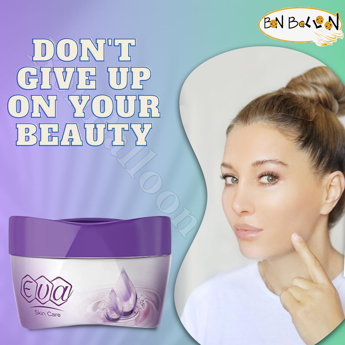 EVA Glycerin Skin Care Cream For Dry Skin Protect Skin 6 oz /170 gm (2 Pack x 6 oz / 170 gm)