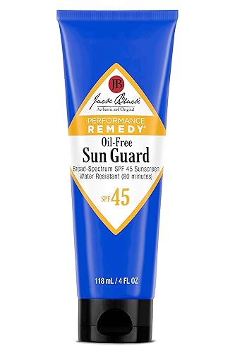 Jack Black , Oil-Free Sun Guard SPF 45 Sunscreen, 4 Fl Oz