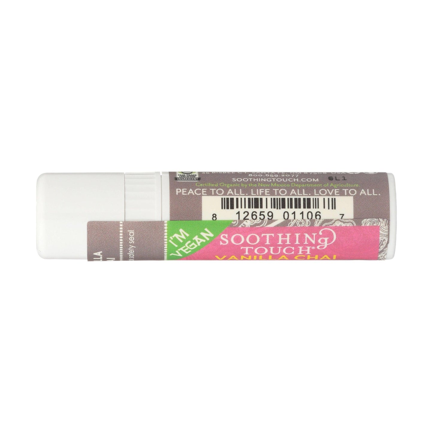 Soothing Touch Lip Balm - Vegan Vanilla Chai - Case of 12-0.25 oz Beauty and Personal Care Soothing Touch