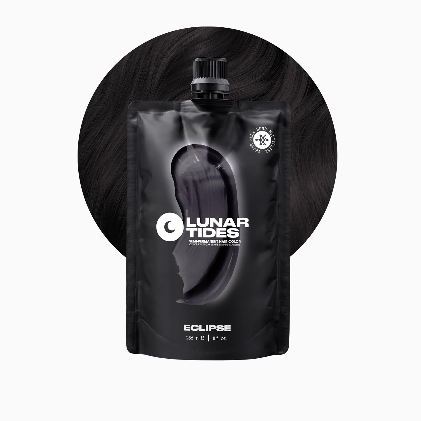 Lunar Tides Semi-Permanent Hair Color (43 colors) (Eclipse, 8 fl. oz.)