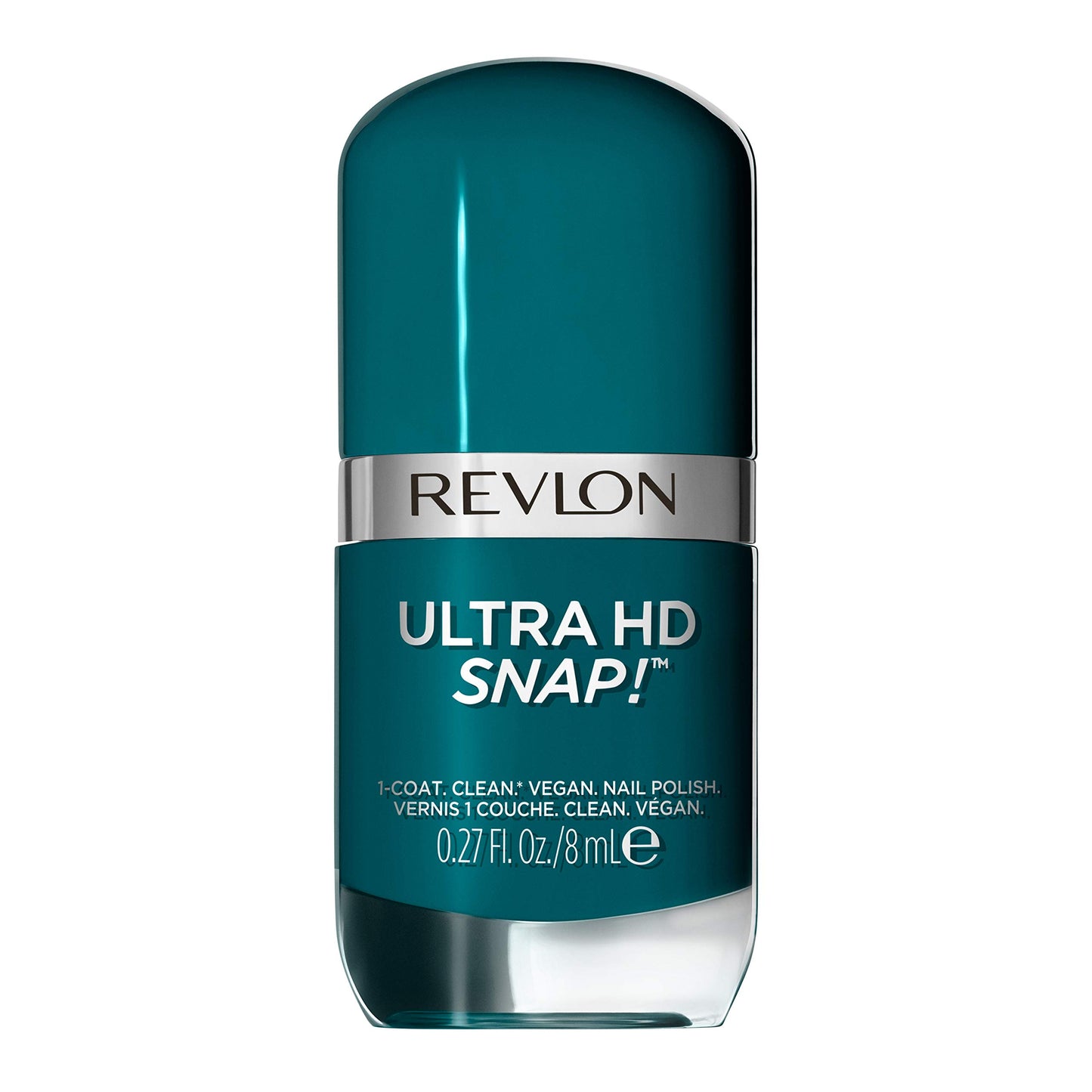 REVLON Ultra HD Snap Nail Color, Natural Rich Glossy Polish, 100% Vegan Formula, No Base or Top Coat Needed, 023 Daredevil, 0.27 fl oz