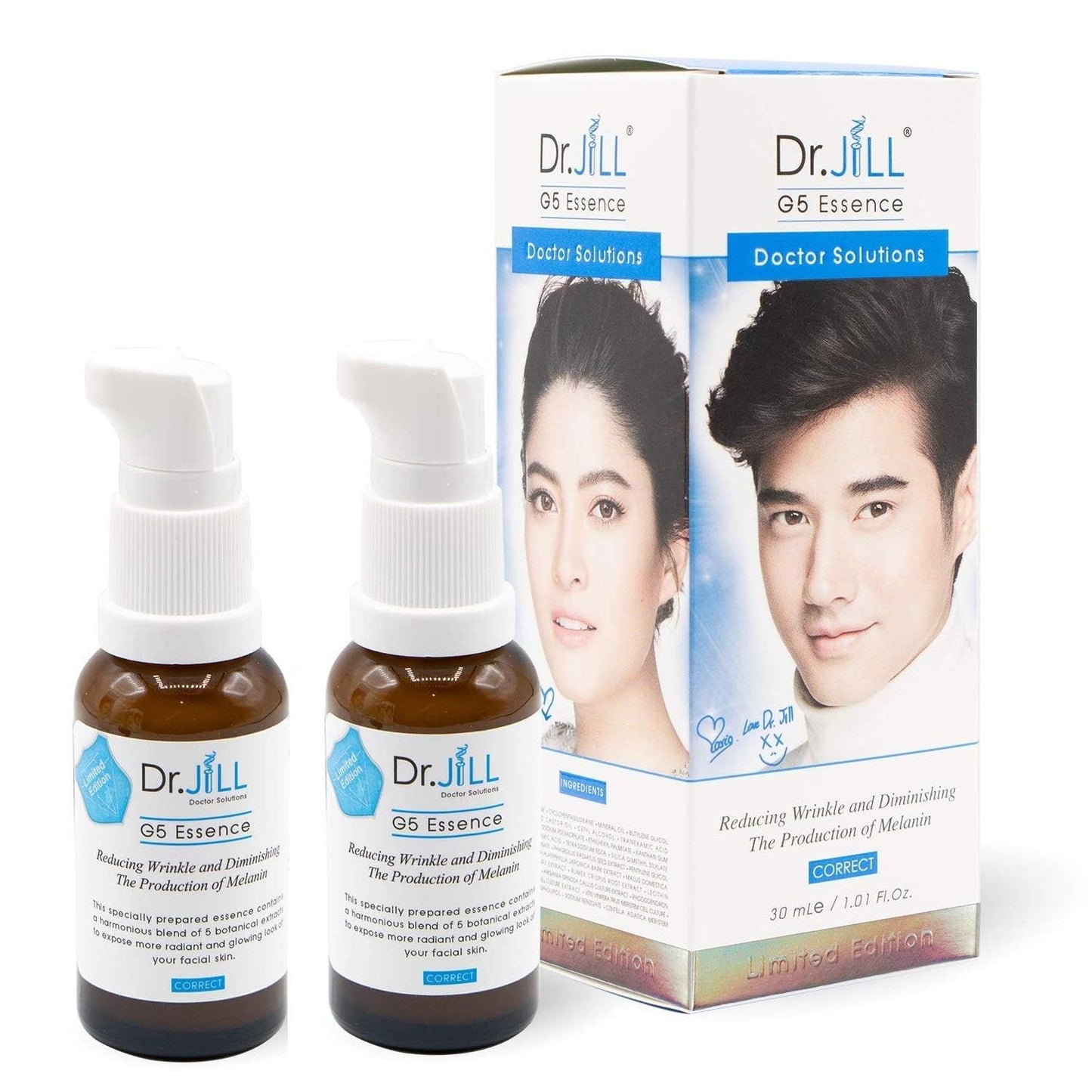 Dr.jill G5 Facial Serum Moisturizing Skin 30 ml Pack of 2 Bottles