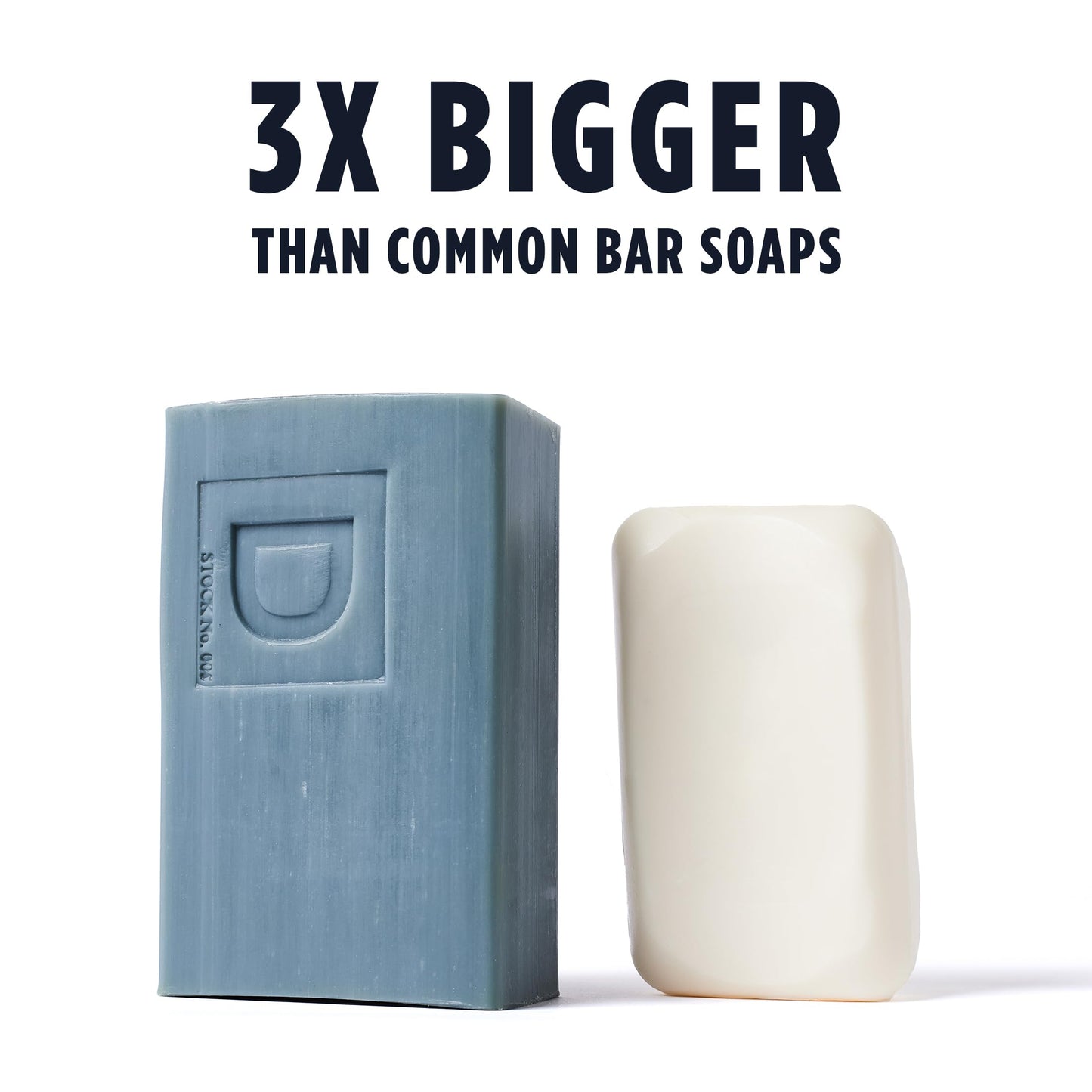 Duke Cannon Supply Co. Big Brick of Soap for Men - Midnight Swim Fresh Water Scent, Extra Large 10 oz Bars, 3-Pack