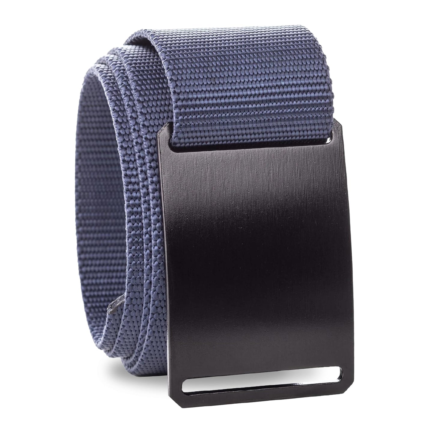 GRIP6 Tactical Belt - No Hole, Nylon Belts for Men and Women - Made in the USA (Ninja)