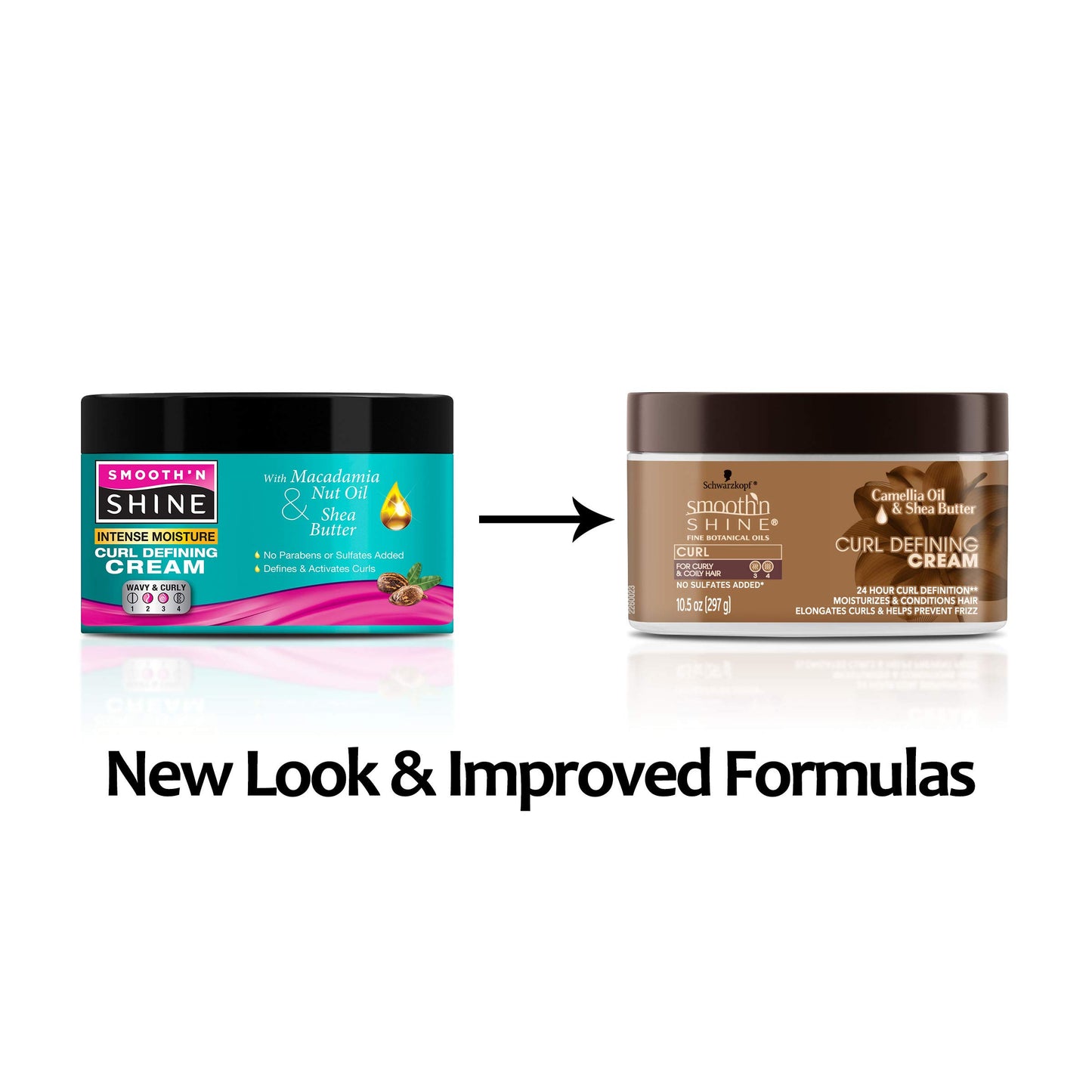 Smooth 'n Shine Curl Defining Cream for Curly Hair, 10.5 Ounces