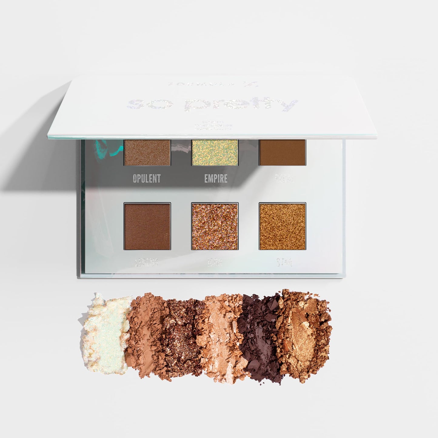 Formula Z Shadow Palette - Eye Shadow Palette Makeup with Glitter Eyeshadow - Longwearing, Richly Pigmented, Universal Shades - So Pretty - 1 Pc
