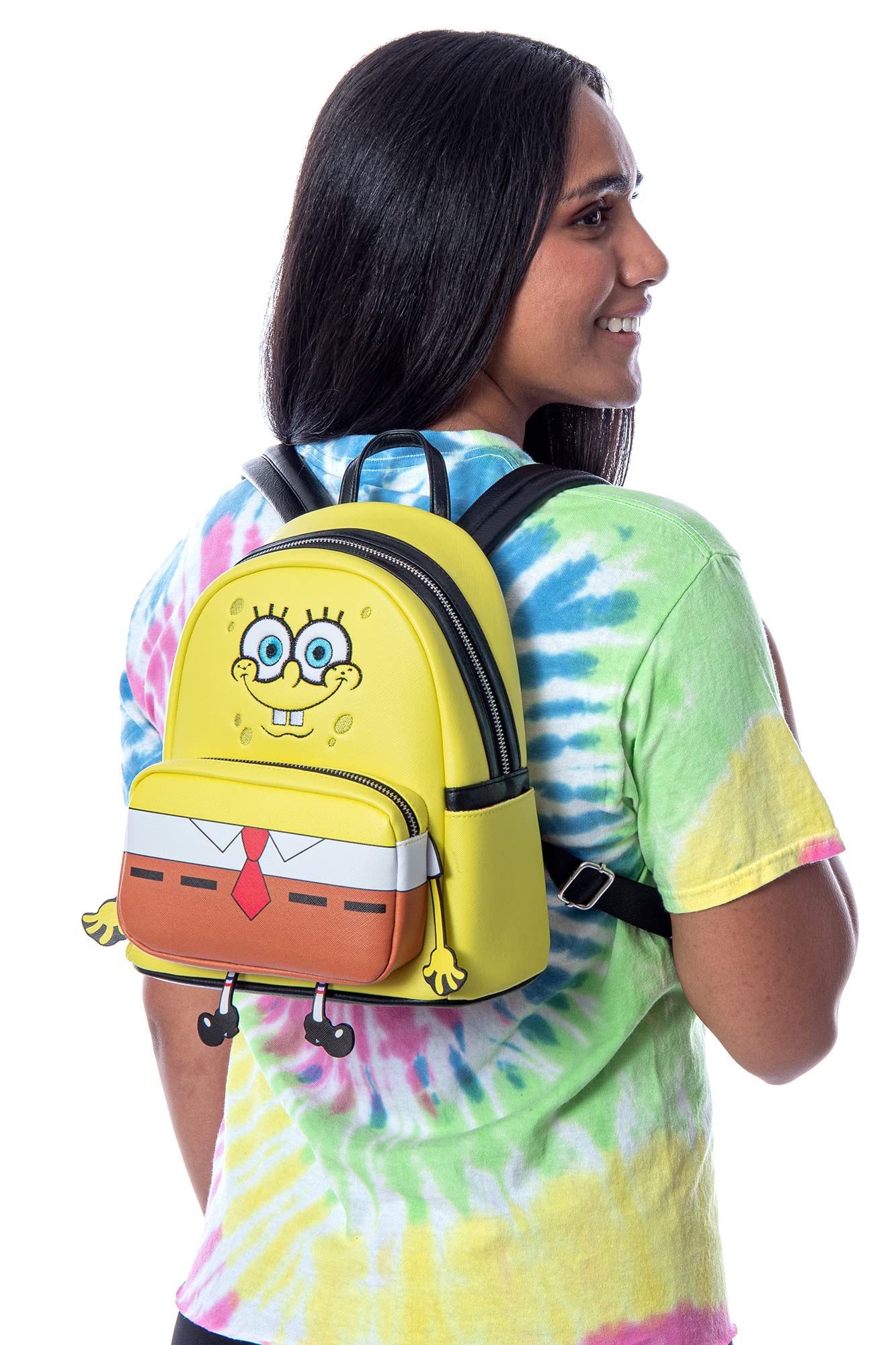 INTIMO Nickelodeon SpongeBob SquarePants Body Hanging Legs Mini Backpack