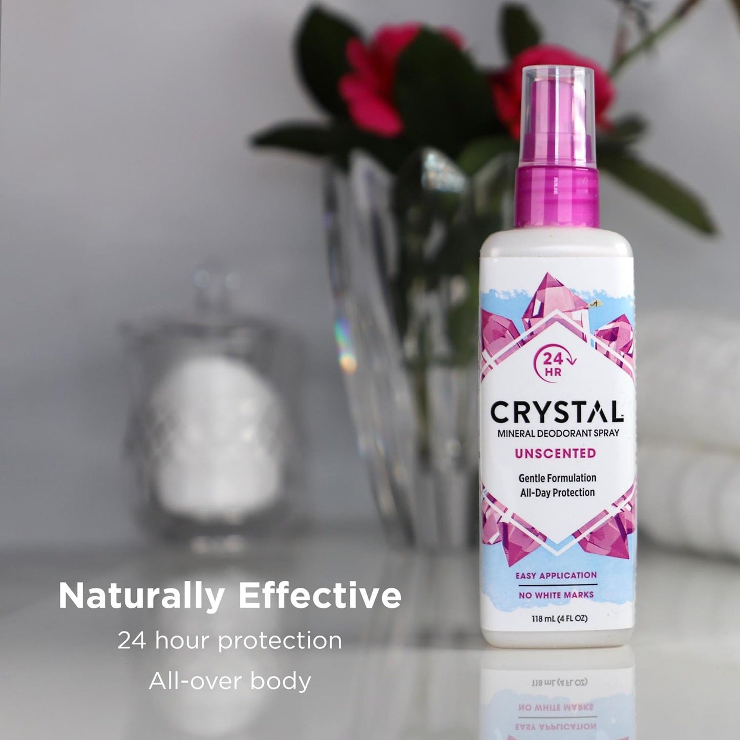 Crystal Body Deodorant Spray-4 fl oz, 2 pack Beauty and Personal Care Crystal Essence