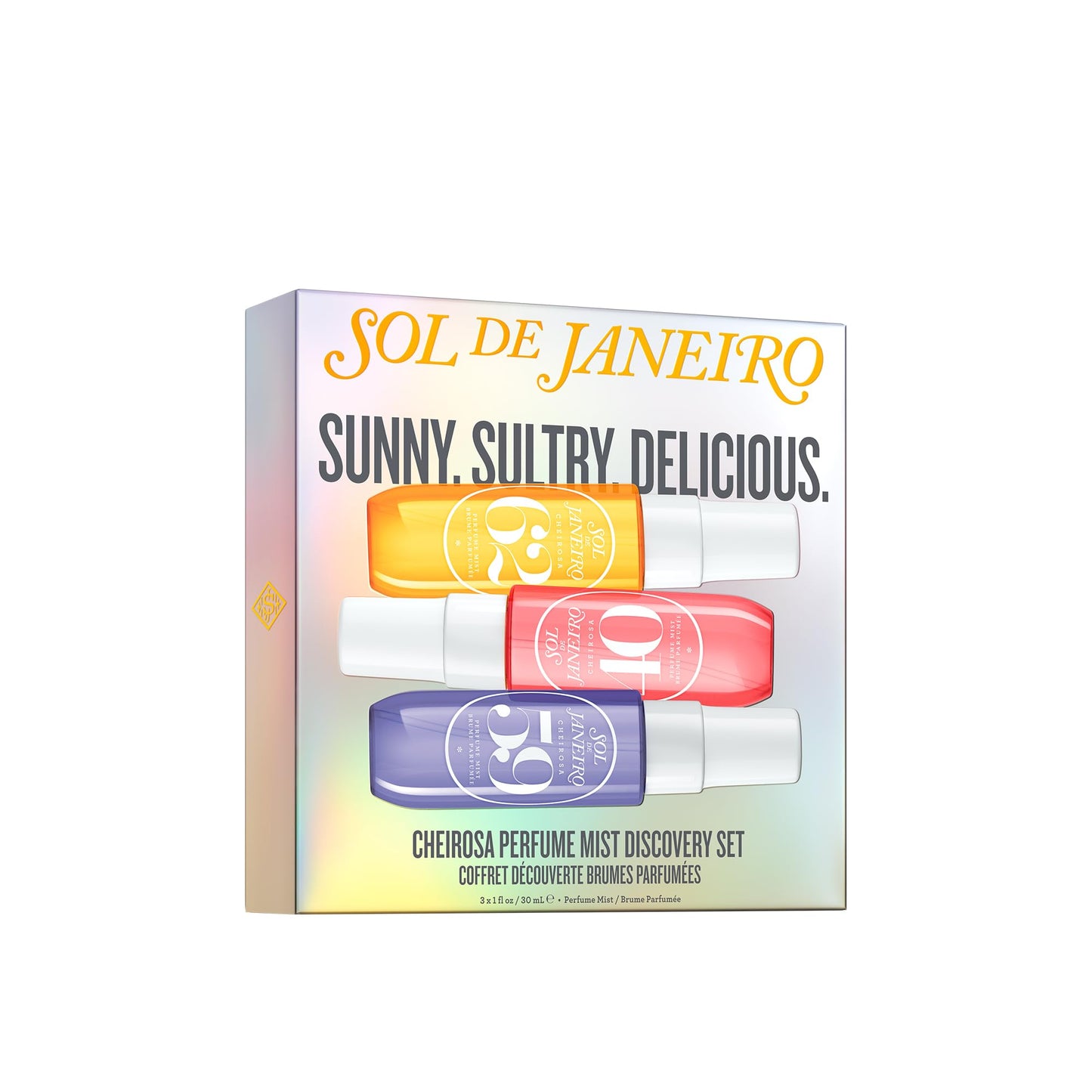 Sol de Janeiro Cheirosa Perfume Mist Discovery Set | Includes Cheirosa 62, 40, and 59 | 3 x 1 fl oz. Beauty Minis Beauty and Personal Care Sol de Janeiro