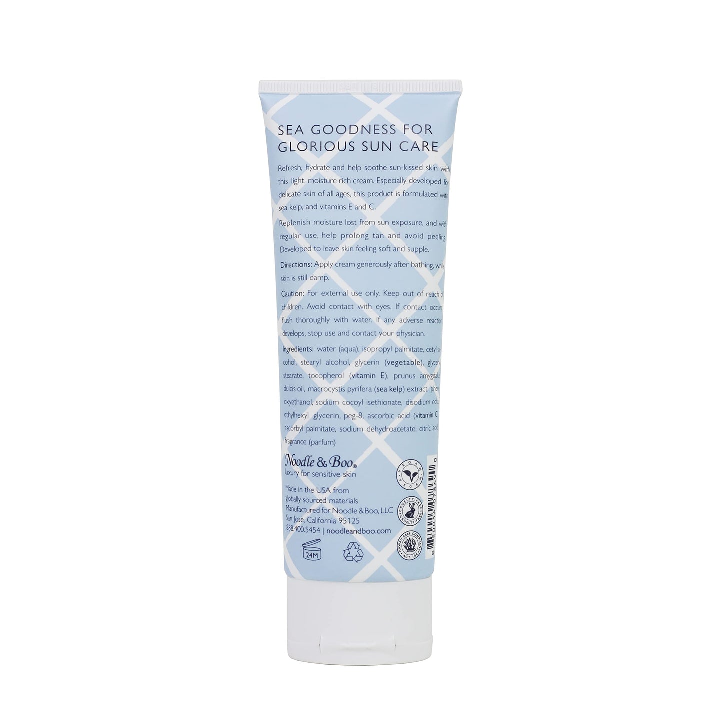 VitaSea After Sun Replenishing Cream for Face and Body, Refresh, Hydrate & Soothe Heat Exposed Skin, Fast-Absorbing Vegan After Sun Care, Formulated