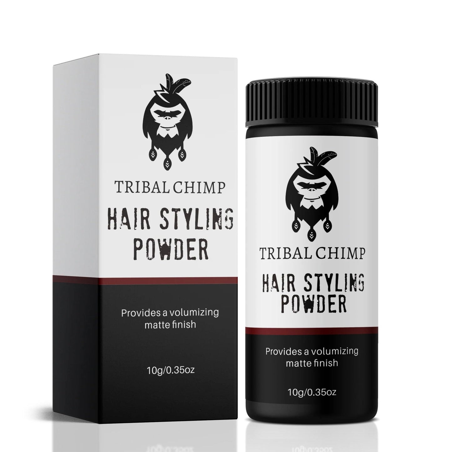 Tribal Chimp Hair Styling Powder for Men & Women - Hair Volumizer & Texture Powder for All Hair Types with Matte Finish - 24H Invisible Hold, Adds