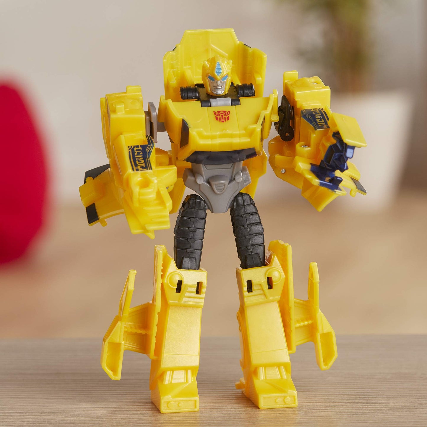 Transformers Bumblebee Cyberverse Adventures Action Attackers Warrior Class Bumblebee Action Figure, Sting Shot Move, 5.4-inch