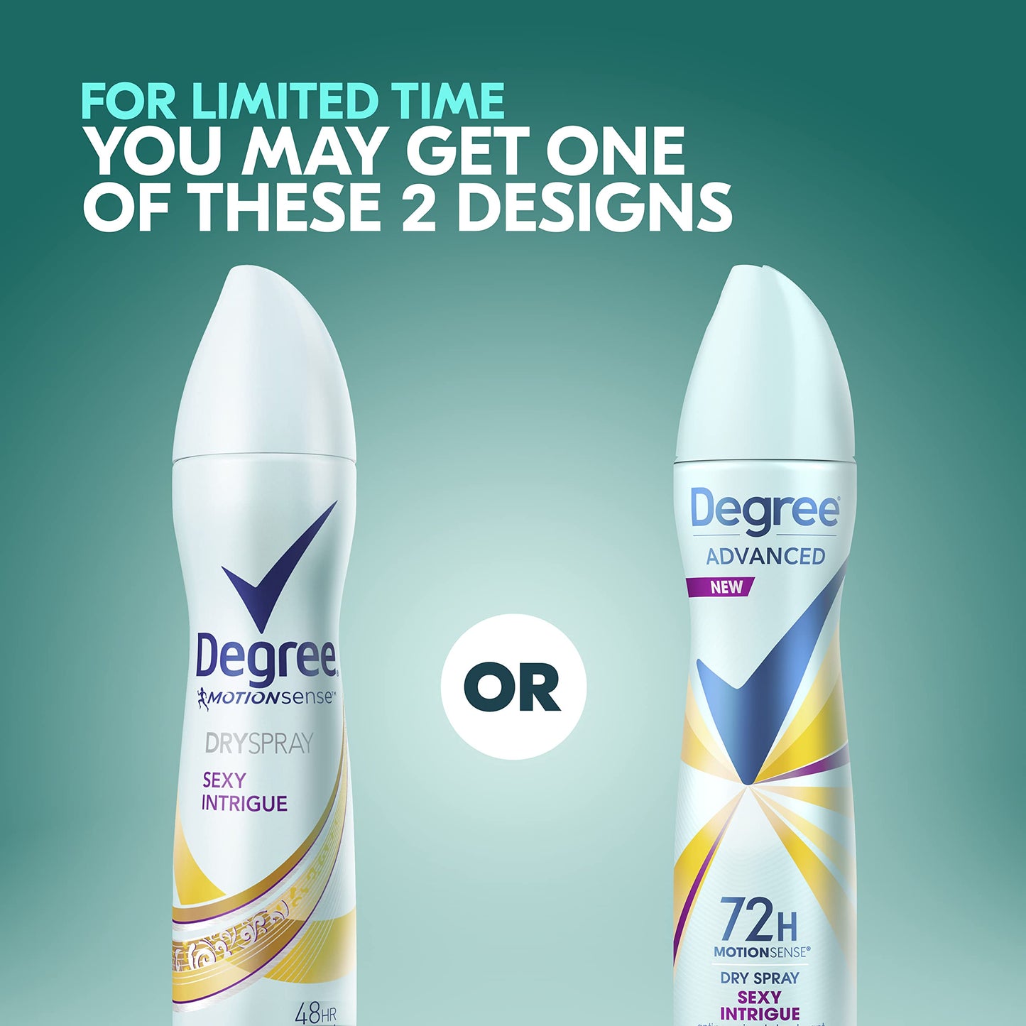 Degree Advanced Antiperspirant Deodorant Dry Spray 72-Hour Sweat and Odor Protection Sexy Intrigue Deodorant Spray For Women With MotionSense Beauty and Personal Care Degree