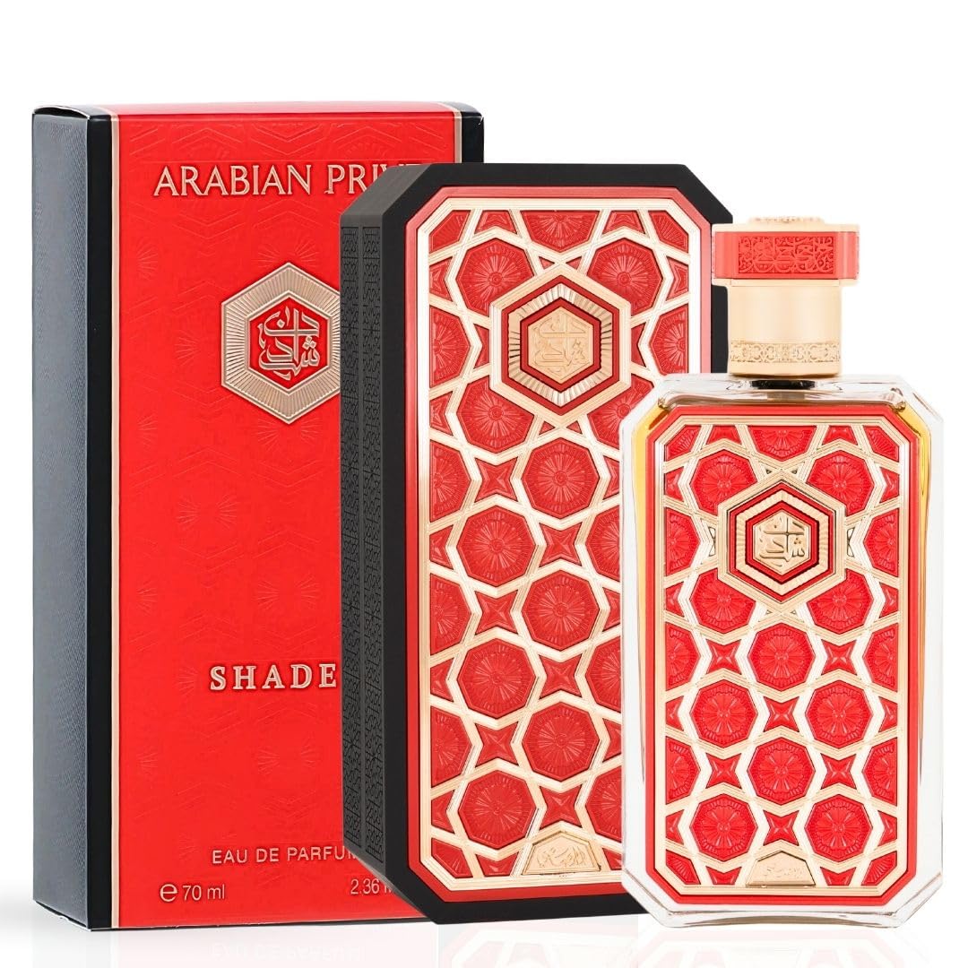 RASASI Arabian Prive Shaden Eau de Parfum Spray 70ml (2.36 Oz) | Luxury Warm Spicy Perfume with Raspberry, Rose & Sandalwood | Luxurious Arabian