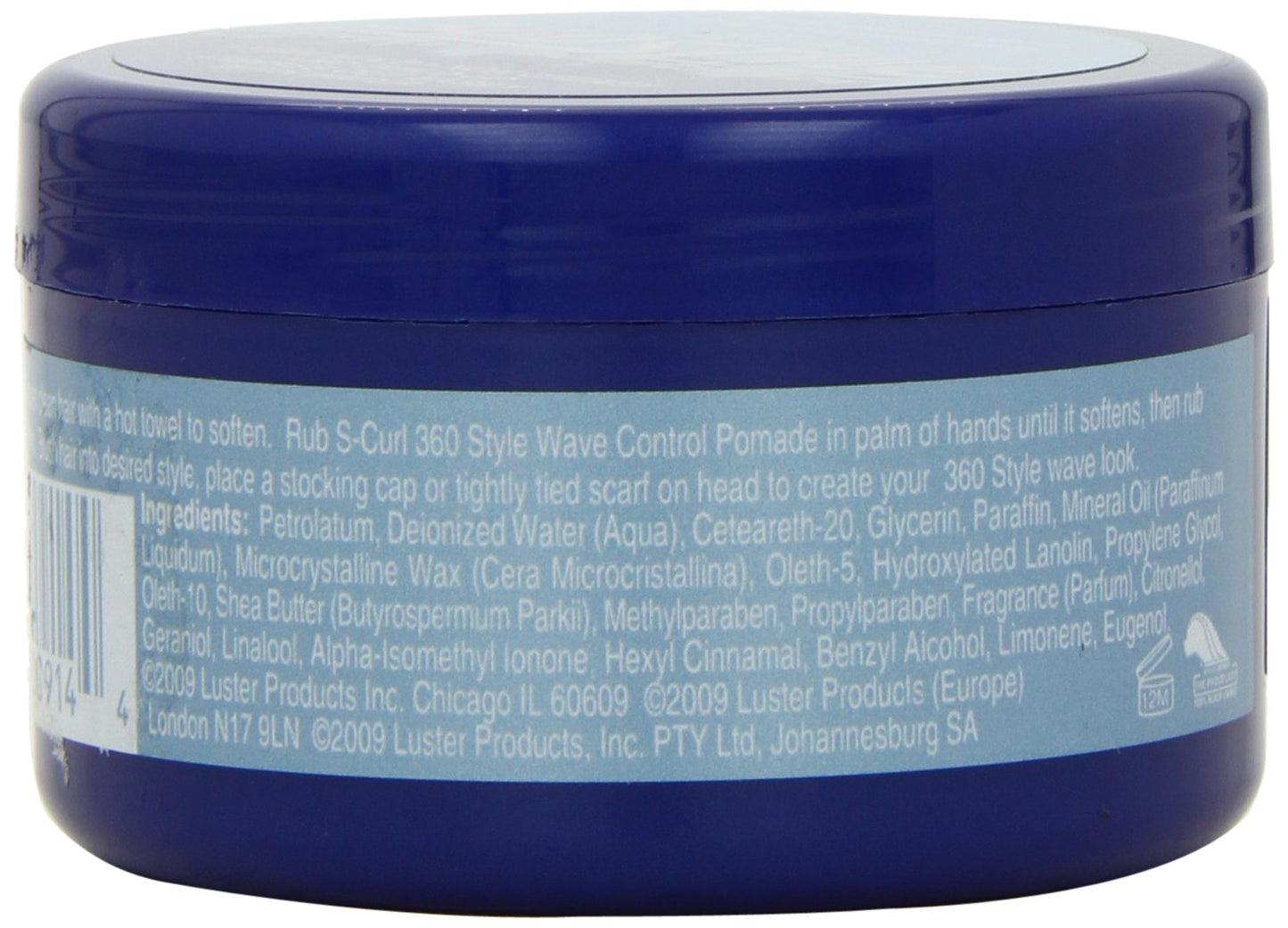 360 Luster's Style Wave Control Pomade, 3 Ounce (Pack of 3)