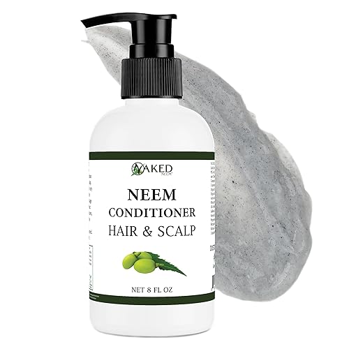 Zatural Neem Scalp & Hair Conditioner | Deep Conditioning Formula with Botanical Extracts | Supports Hair Softness, Shine, and Manageability (8 Fl Oz)
