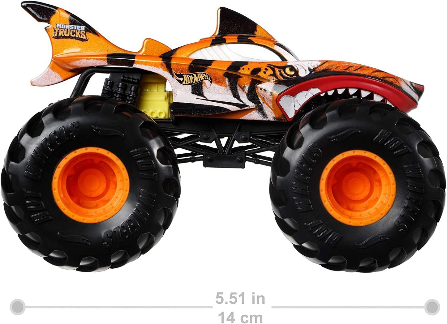 Hot Wheels Monster Trucks Tiger Shark, 1:24 Scale die cast