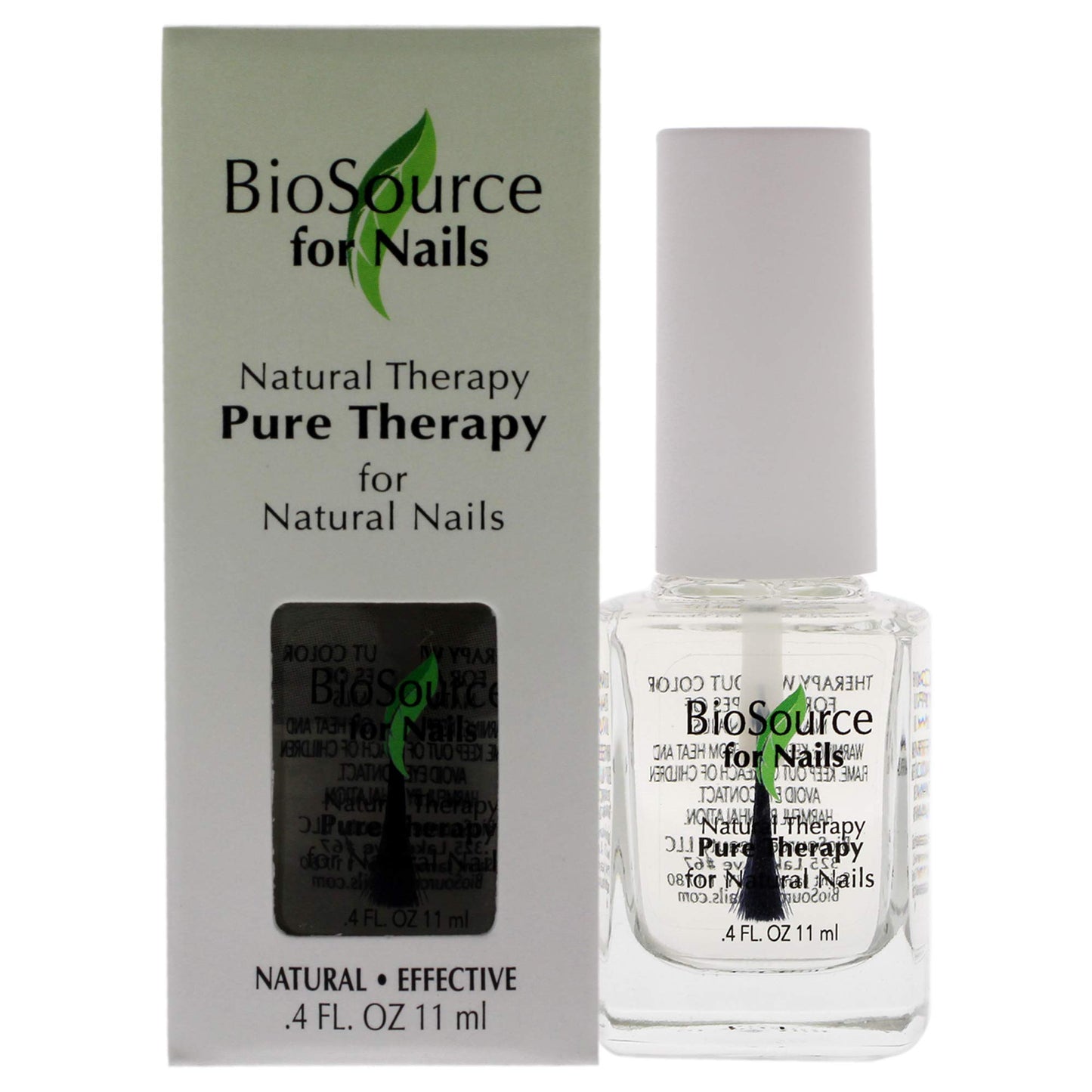 BioSource for Nails Natural Therapy Pure Therapy Clear Coat, 0.4 oz Beauty & Personal Care Biosource for Nails