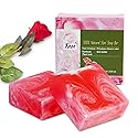 2 PCS Yoni Soap Bars for Women, 100% Handmade Natural PH Balanced & V Cleansing Soap for Women, All Natural Odor Remover with Bubble Foam Net, Yoni