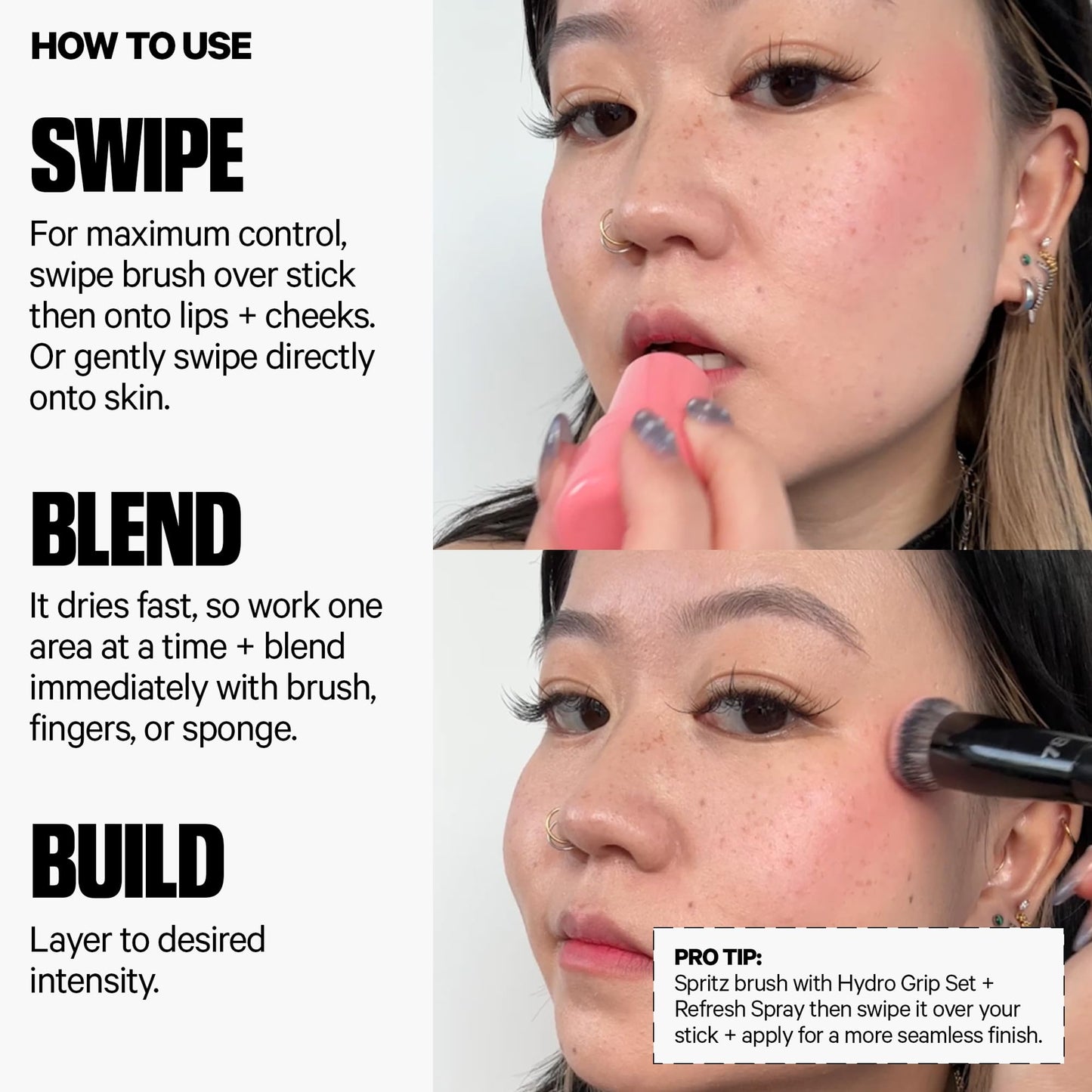 Milk Makeup Cooling Water Jelly Tint - Long-Lasting Sheer Lip + Cheek Stain with Firming Vegan Collagen + Hydrating Aloe - Transfer Proof, Buildable