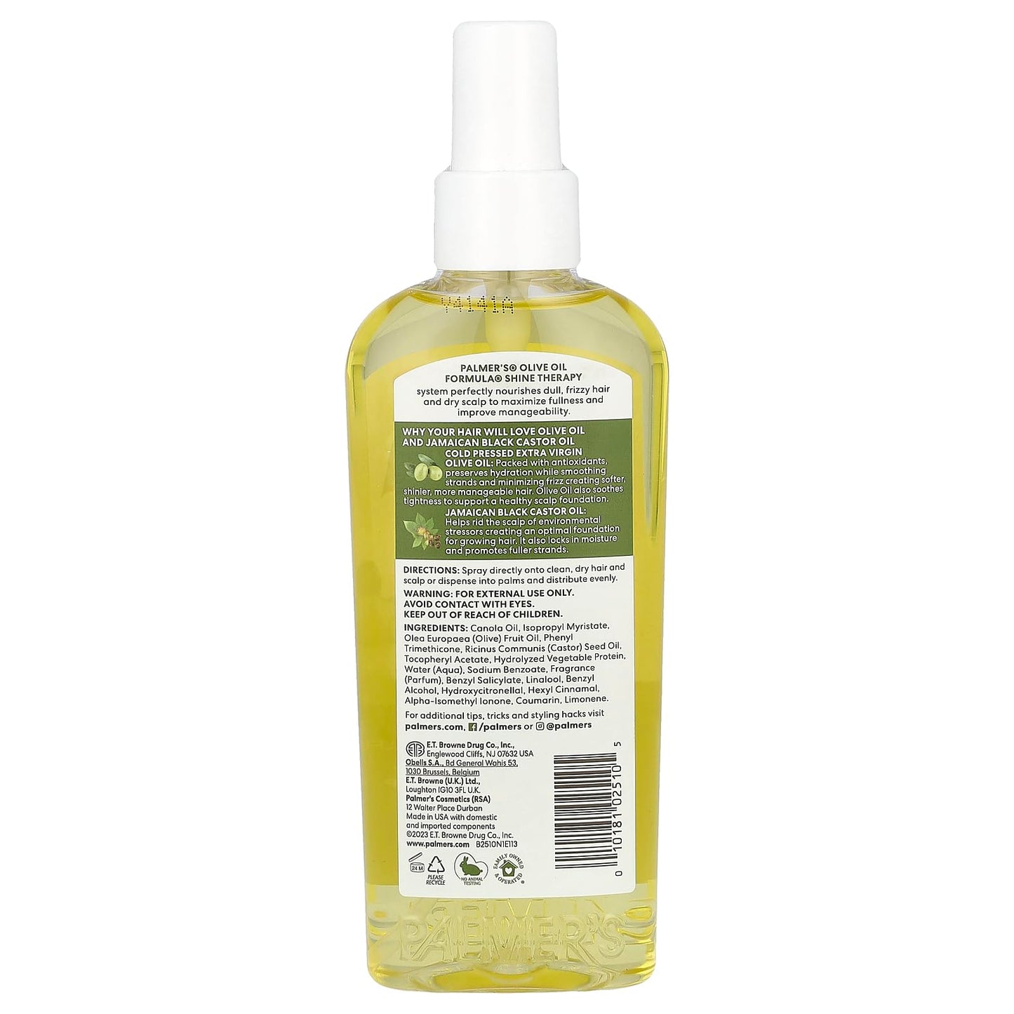 Palmer's Olive Oil Formula Conditioning Spray Oil 5.1 Ounce (150ml)