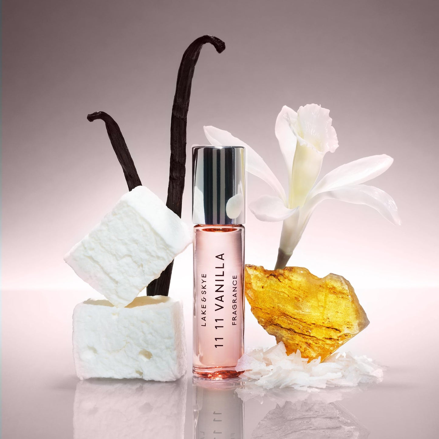 Lake & Skye 11 11 Vanilla Fragrance Oil Sample Perfume, Unisex Vanilla Crème, Marshmallow, Sea Salt, Star Apple & Skin Musk Scent, 0.06 fl oz (2 ml) Beauty & Personal Care Lake & Skye
