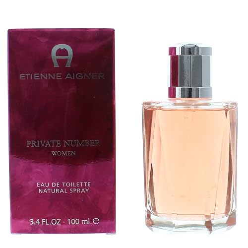 Etienne Aigner Private Number Eau De Toilette Spray for Women, 3.4 Ounce