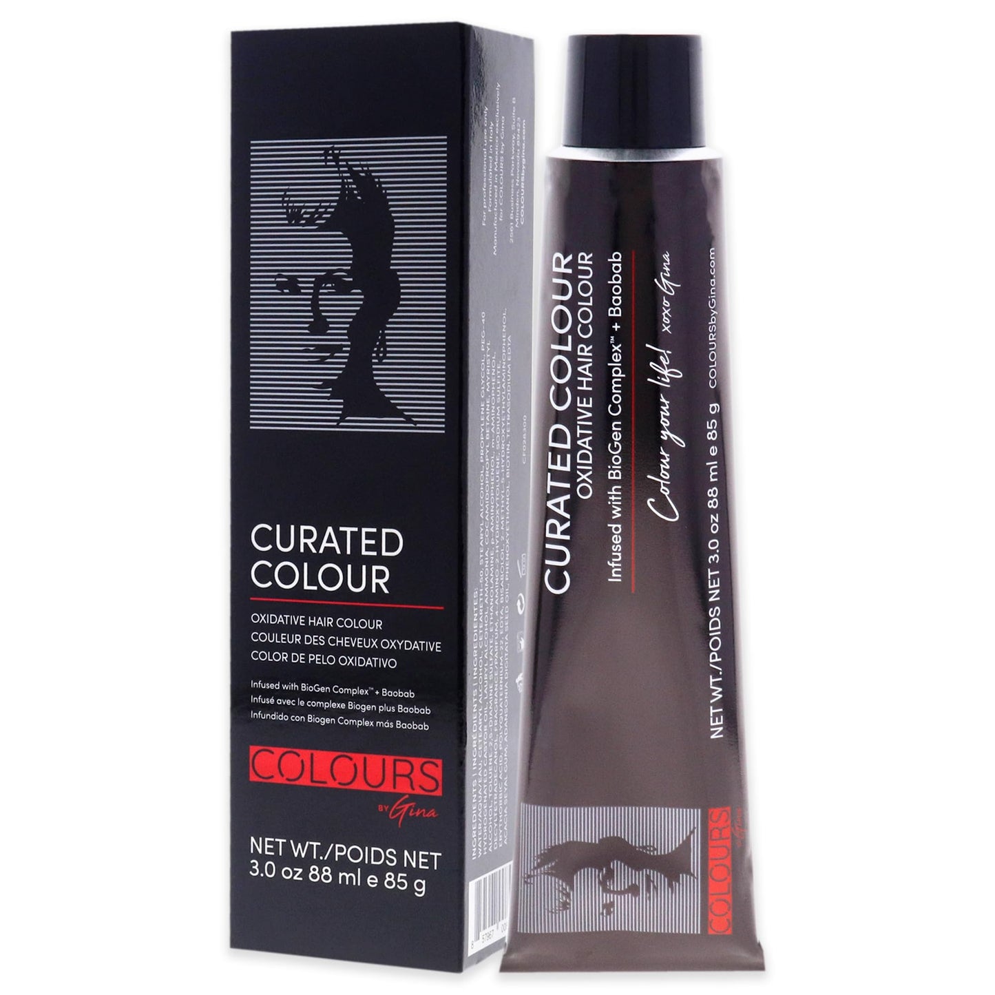 Colours By Gina Curated Colour - 5.5-5M Light Mahogany Brown by Colours By Gina for Unisex - 3 oz Hair Color