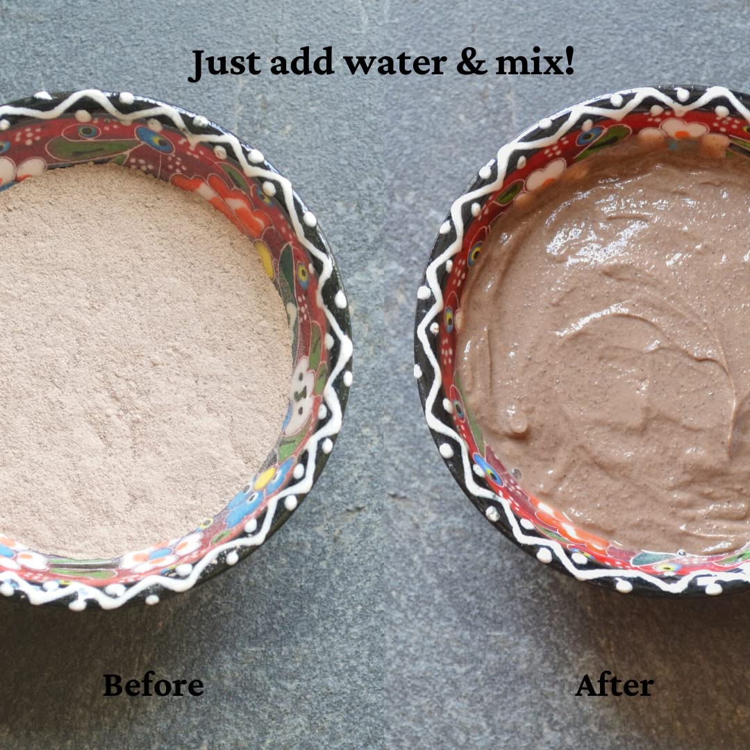 Rhassoul Clay (Ghassoul Clay) 1/2 Lb - Detoxifying and Rejuvenating clay - Moroccan Lava clay - Great for hair - DIY natural facial - Great for making